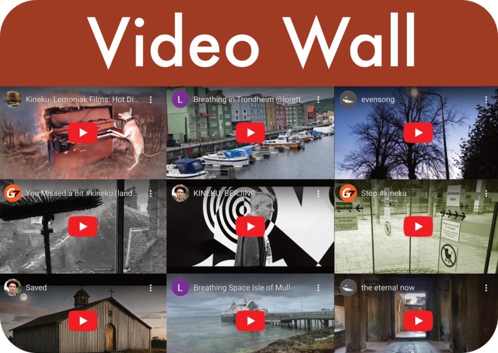 Video Wall Graphic and Text